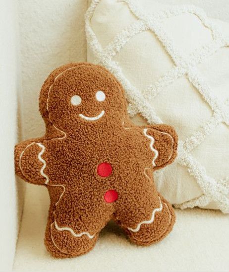 Gingerbreadman Pillow 14”