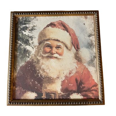 Antique Gold Frame Vintage Santa | 14x14 Brayden &amp; Brooks