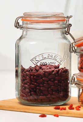 Kilner® Clip Top Square Jar 68 Oz