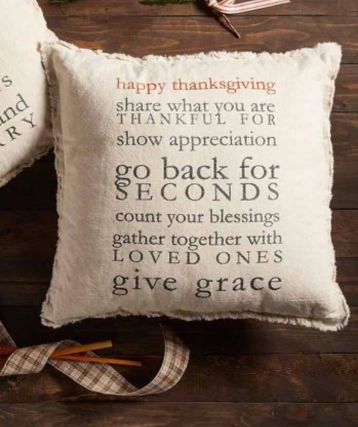 Thanksgiving Rules Pillow