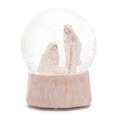 Musical Snow Globe w/Holy Family