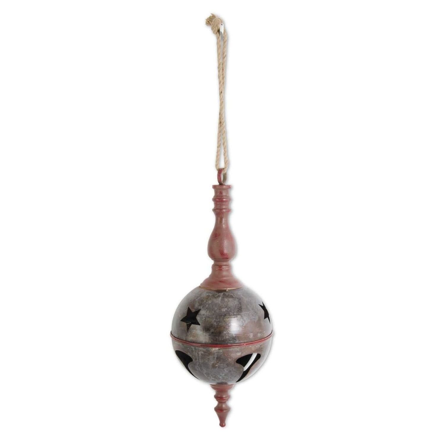 Dark Metal Jingle Bell Spindled Small