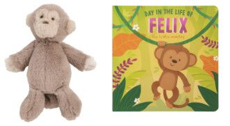 Day in the Life of Felix Book &amp; Monkey