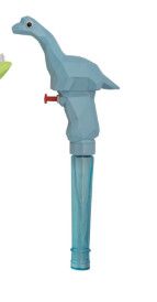 Light-Up Dino Blaster Bubble Wand Blue