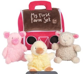 My First Farm Plush Set