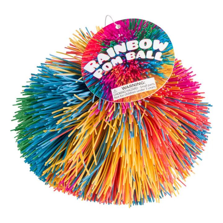 3.5&quot; Rainbow Pom Ball