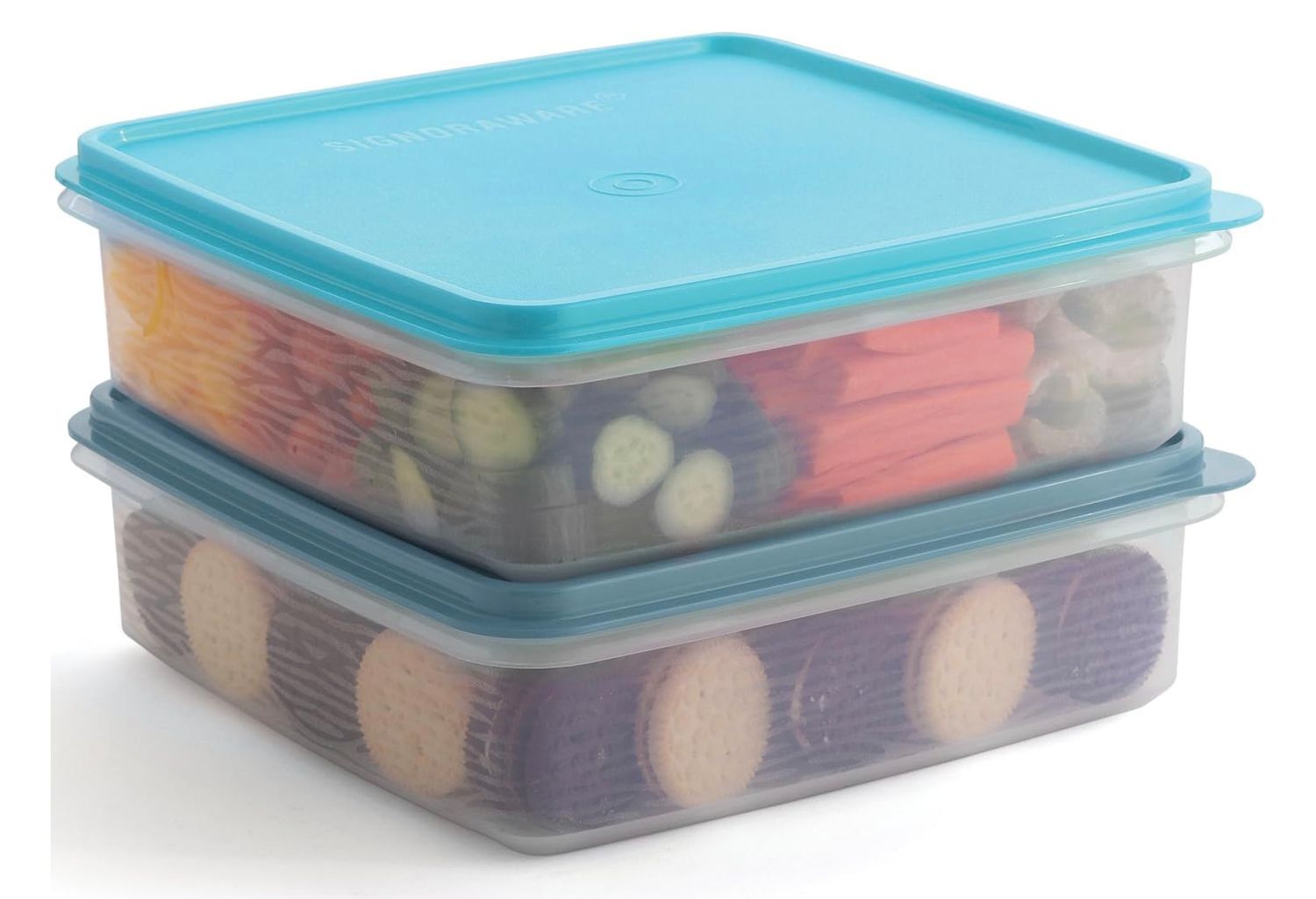 Square Container 10&quot; x 10&quot;, Color: Blue