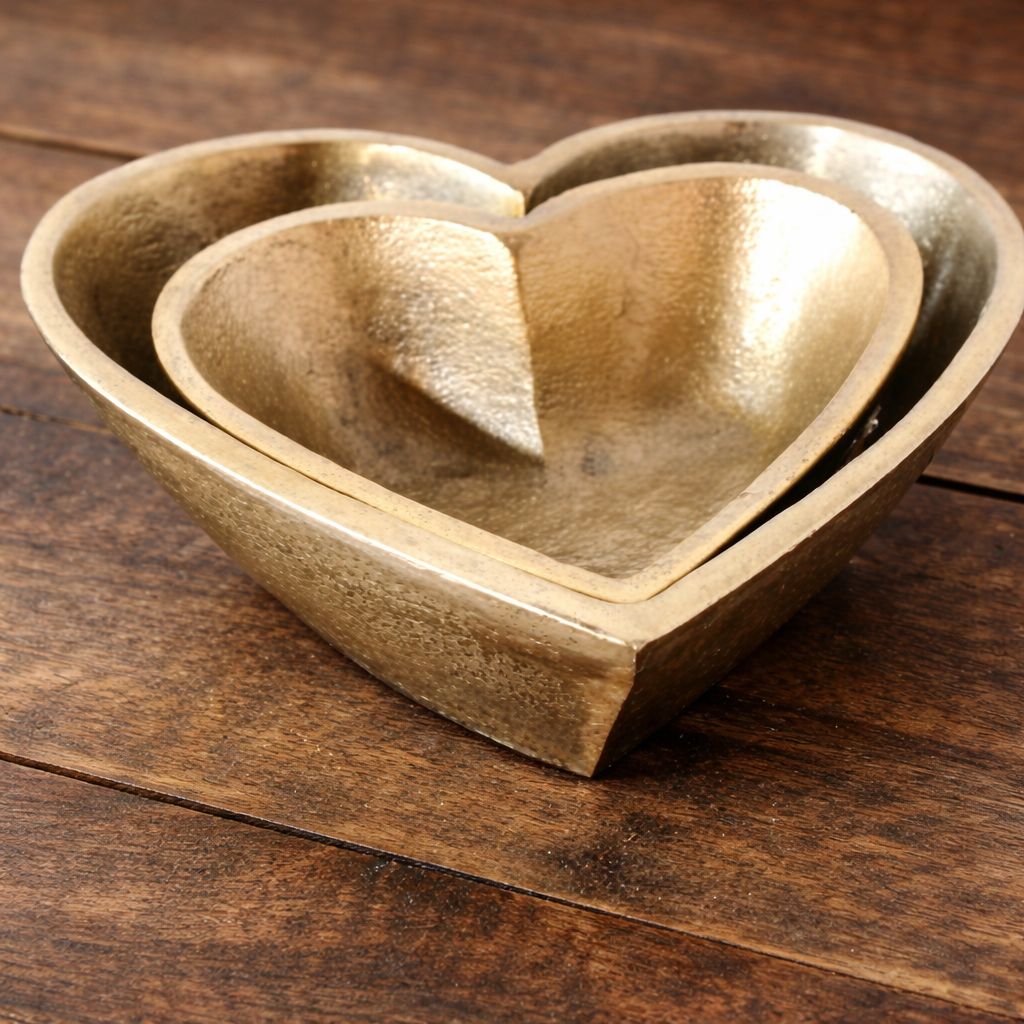 Brass Heart Bowl SM