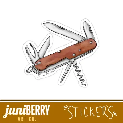 Pocket Knife / Swiss Army Sticker