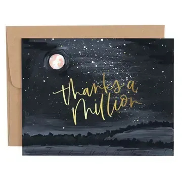 Thanks A Million - Thank You Card