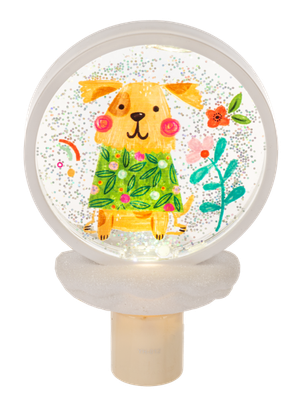 Whimsy Dog Shimmer Night Light