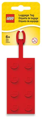 Red Luggage Tag LEGO
