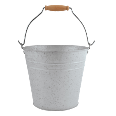 Old Zinc Bucket 1.36 Gallon