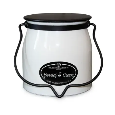 Berries &amp; Cream 16 oz Candle by Milkhouse Candle Co.