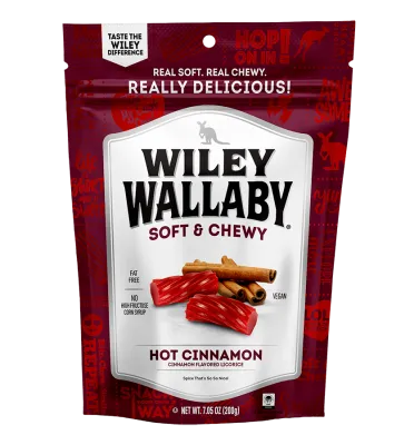 Wiley Wallaby Hot Cinnamon Licorice
