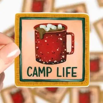 Camp Life - Sticker