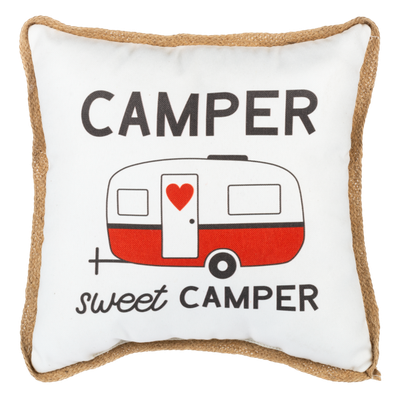 Sweet Camper Pillow 12”
