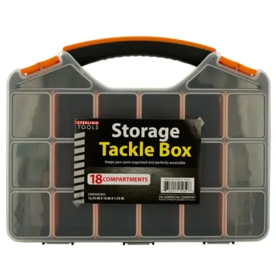 Storage Tackle Box w/ 18 Compartments