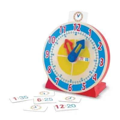 Turn &amp; Tell Wooden Clock