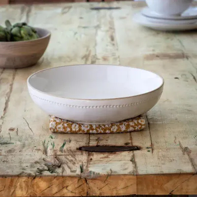 Isabella White Serving Bowl