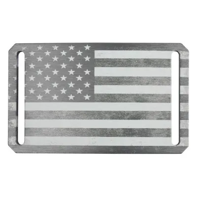 Grip6 Men's USA Flag Belt Buckle in Gunmetal