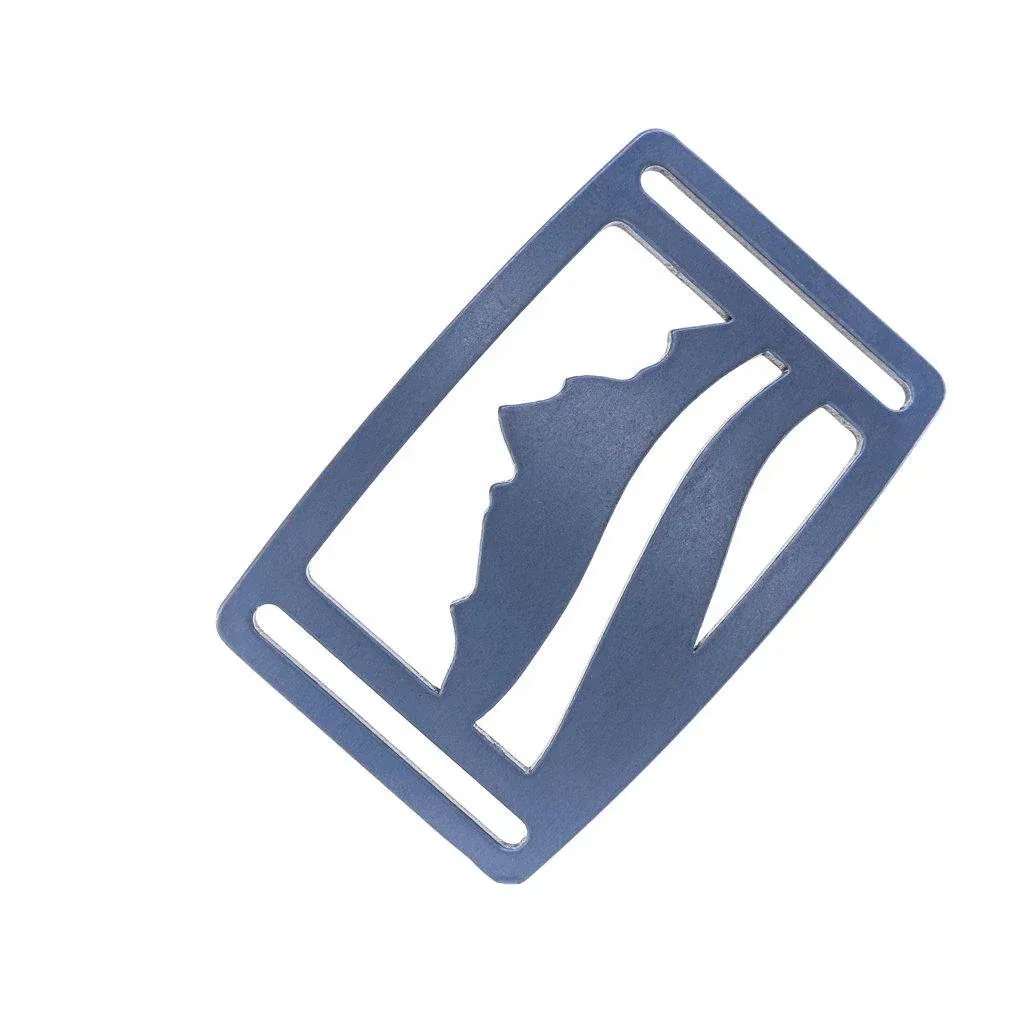 Grip6 Men's Wasatch Belt Buckle in Bluesteel