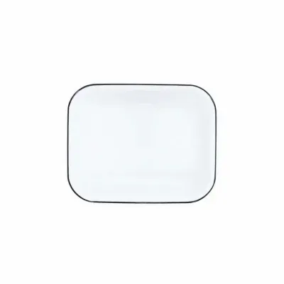 Vintage Enamelware Small Open Roaster by Crow Canyon