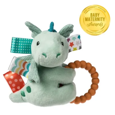 Taggies Drax Dragon Teether Rattle