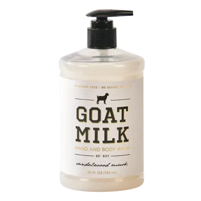 Sandalwood Musk Scented Goat Milk Liquid Soap