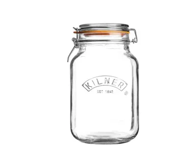 Kilner® Clip Top Square Jar 51 Oz
