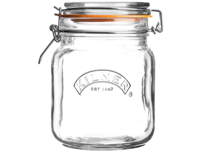 Kilner® Clip Top Square Jar 34 Oz