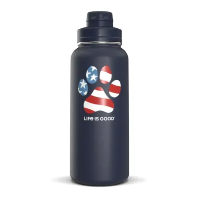 Life is Good Americana Dog Paw 26oz Stainless