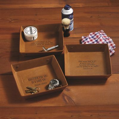 Leather Desk Tray