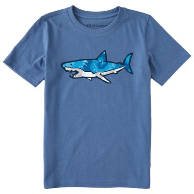 Tie Dye Sharkscape Tee by Life is Good