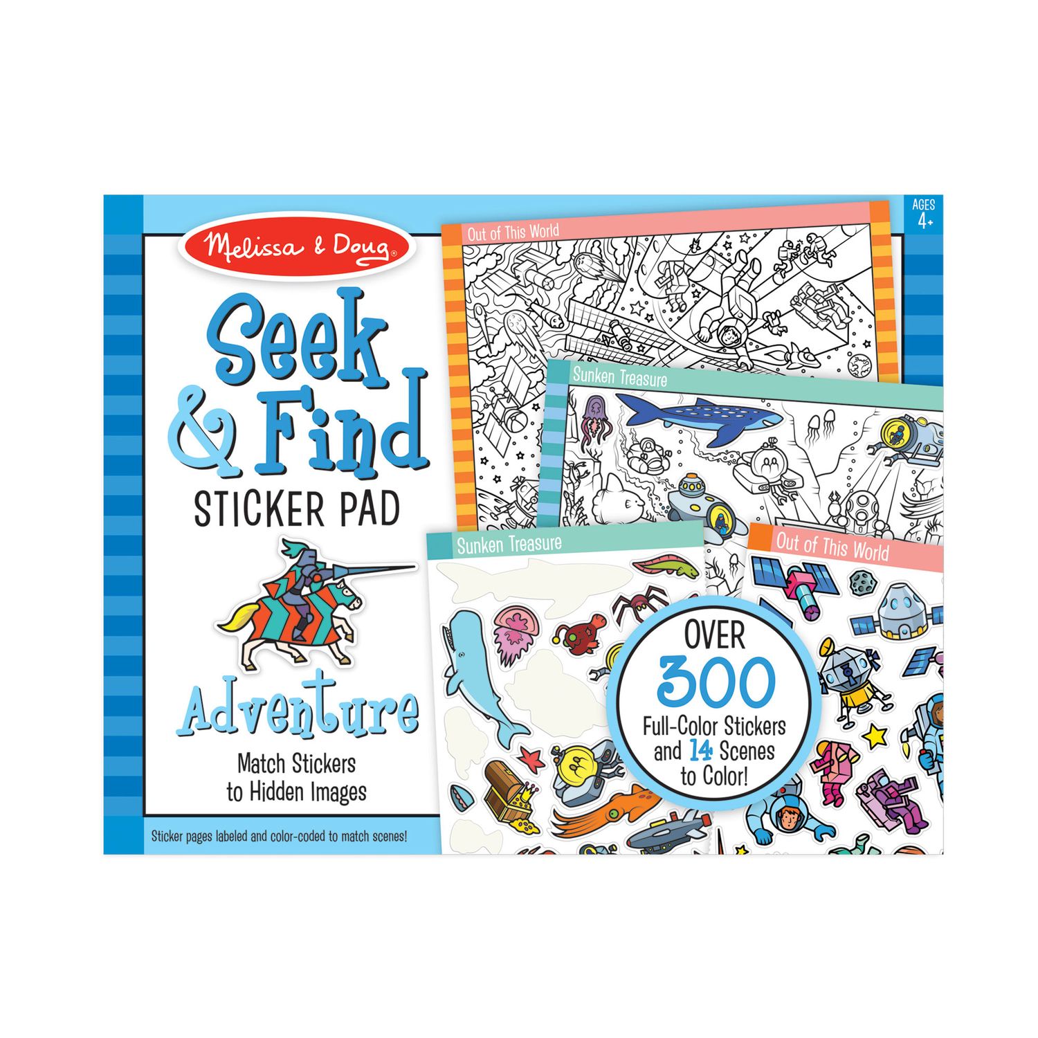 Seek &amp; Find Sticker Pad, Style: Adventure