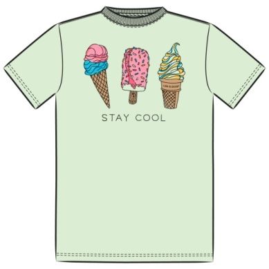 Kids Ice Cream Trio Stay Cool SS by Life is Good