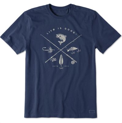Life is Good Men's Freshwater Fish Tee