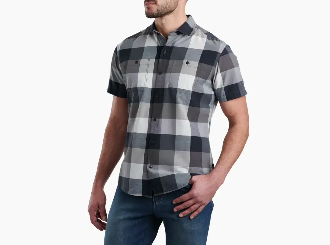 KUHL Styk Short Sleeve Shirt, Size: SM, Color: Cityscape