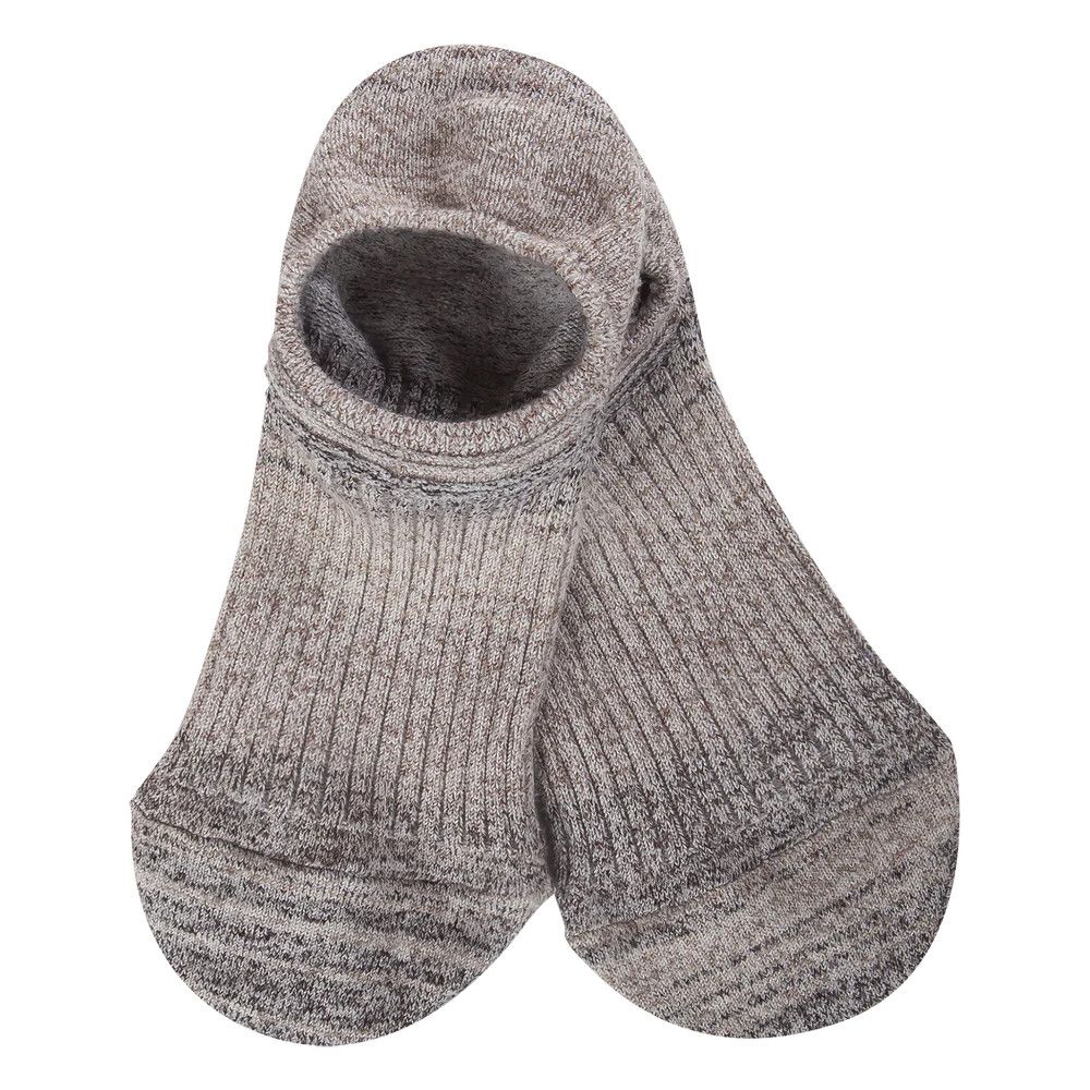 Rib Low Socks, Color: Walnut