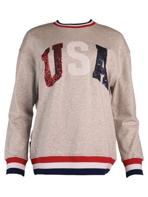  Simply Southern USA Gray Varsity Crew