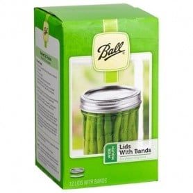 Ball Wide Mouth Lids and Bands 12 ct