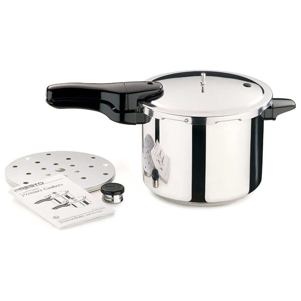 Presto Stainless Steel Pressure Cooker 6qt