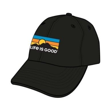 Life is Good Mountain Patch Chill Cap Jet Black