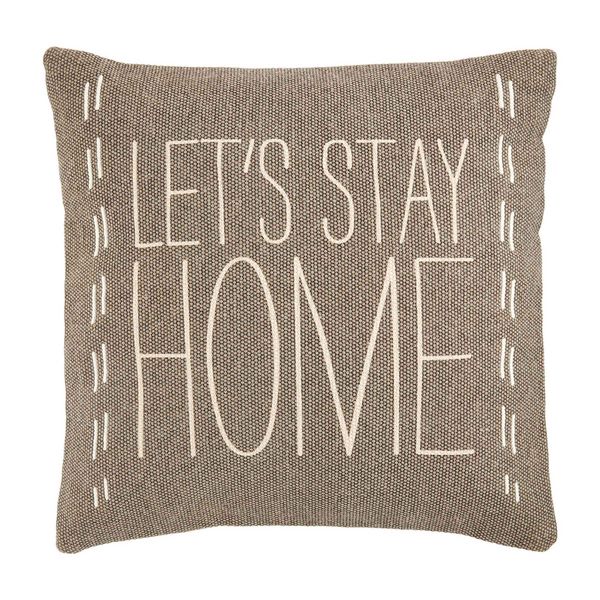 Let's Stay Home Pillow