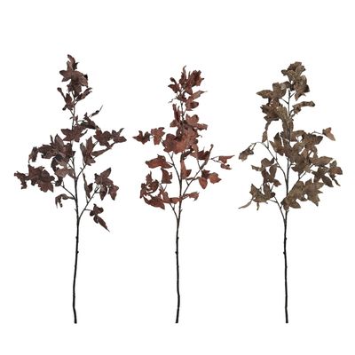 Faux Maple Leaf Branch - Assorted Colors