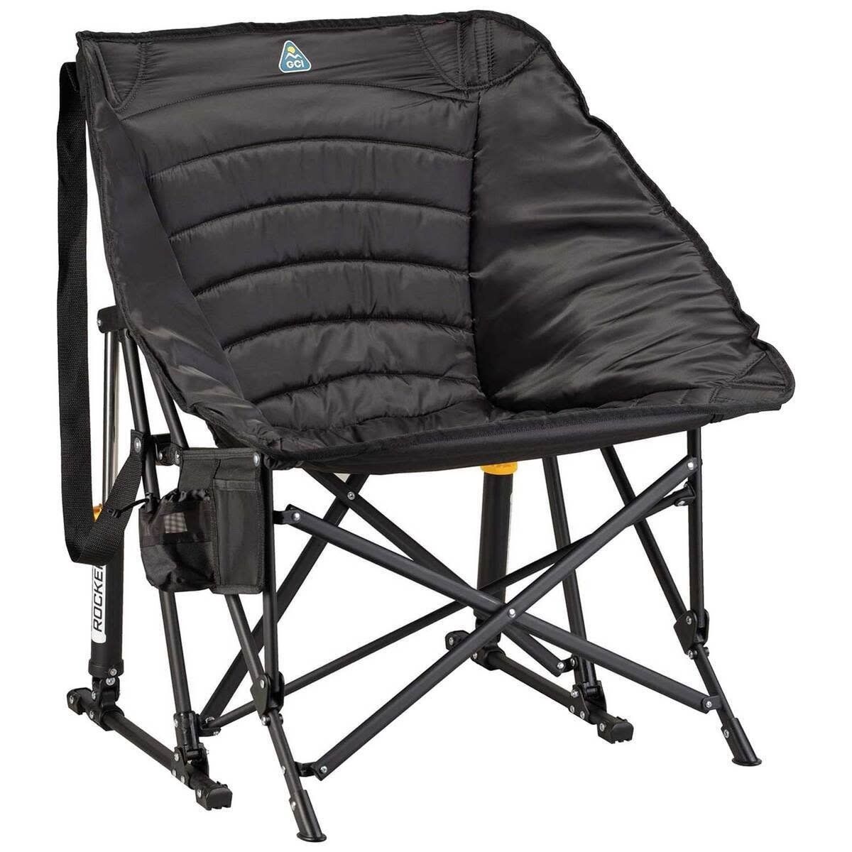 GCI Puff Rocker - Black Chair Camp 