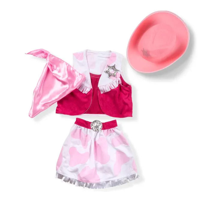 Melissa &amp; Doug Cowgirl Role Play Costume Set