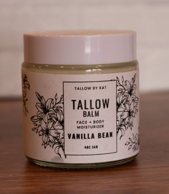 Tallow By Kat Vanilla Bean Tallow Balm