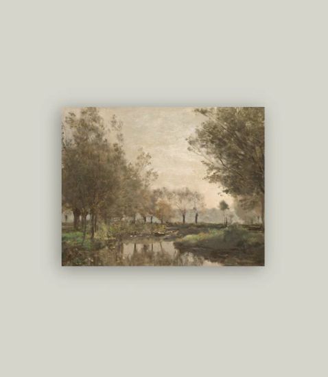 The Creek Artist Board Vintage Wall Art