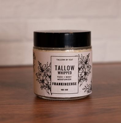 Tallow By Kat Frankincense Whipped Tallow Balm